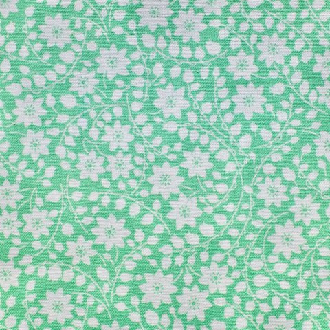 USAファブリック　Nana Mae VI Monotone Floral Green