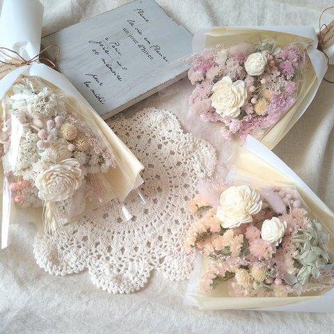 ＊再……販＊母の日💐dried flower bouquet💐ニュアンスカラー〜ドライフラワー 母の日 新生活 ウェディング