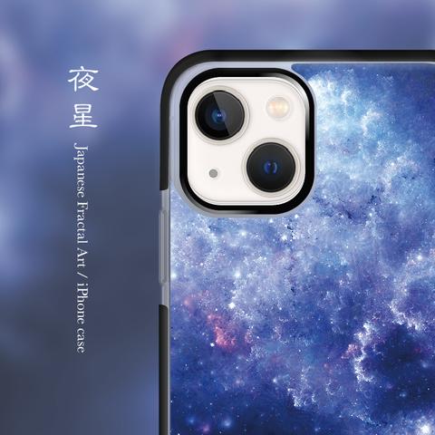 夜星 - 和風 耐衝撃ソフトiPhoneケース【iPhone全機種対応】