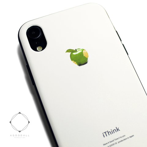 iphoneXRケース / iphoneXRカバー　軽量レザーケース　アイフォンXRカバー（ホワイト×ブラック）apple　アップル　ピンクリンゴ アイフォンXR　アイフォンケース　耐衝撃