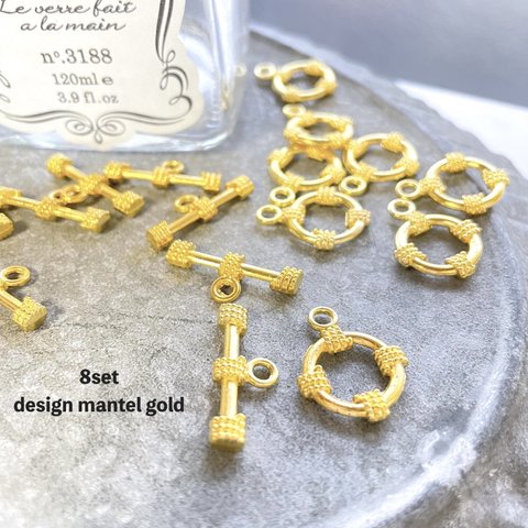 8set★parts・design mantel gold （マンテルパーツ）