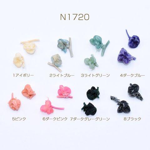 N1720-4 30個  ドライフラワーNo.1 ドライフラワー染色 ケース付き レジン封入用 3×【10ヶ】