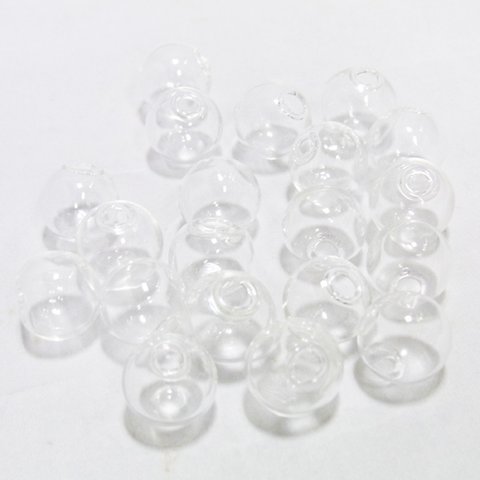 【12個Set】ガラスドーム（透明）　　　　　約13.5mm　　　