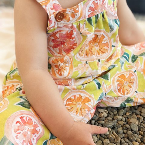 すっぱー！ハッピービタミンロンパース／Happy citrus rompers