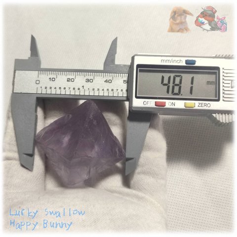 ◆ 大きい フローライト八面体 結晶 蛍石 原石 No.5283