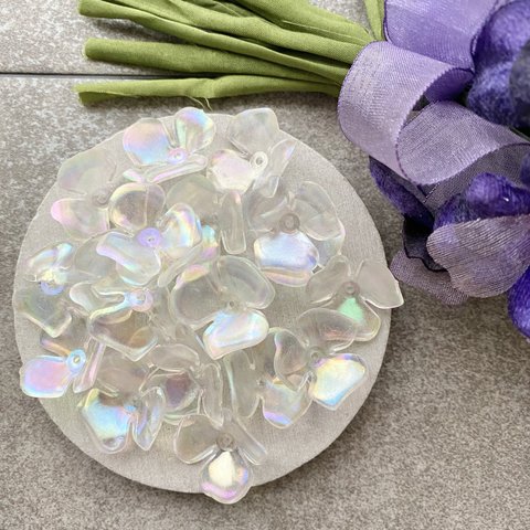 【OUTLET】20pcs Handmade* 資材 B21-116Flower petal