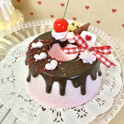 Valentine♡ふわふわシフォンケーキスクイーズ