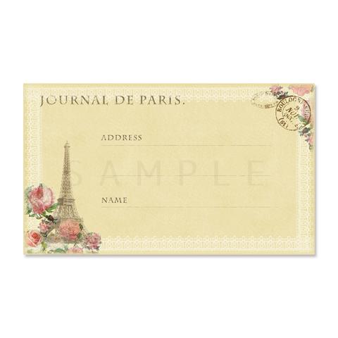 ＊宛名シール　JOURNAL DE PARIS　３０枚セット＊