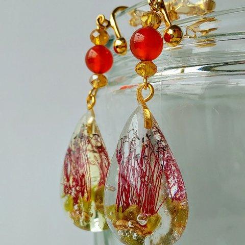 bottle brush Earrings