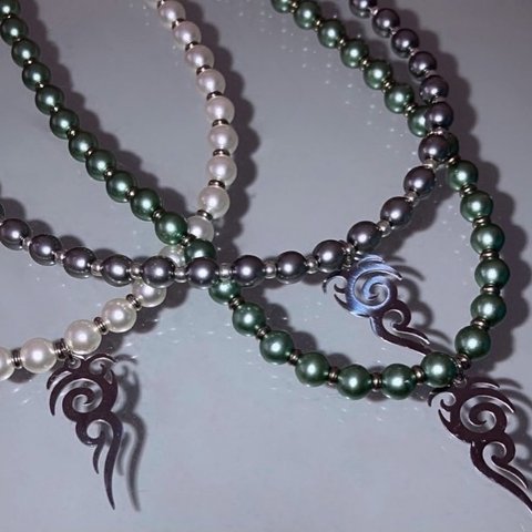 pearl tribal necklace #2