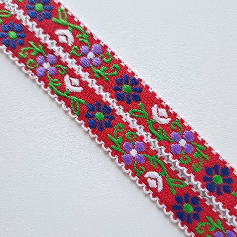 チロリアンテープ　刺繍リボン　レトロ