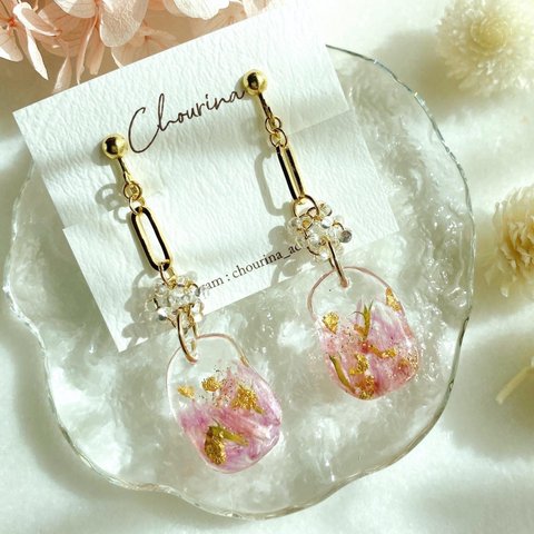 春彩る桜イヤリング／ピアス