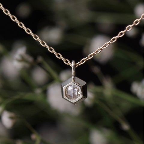 K10/diamond necklace 『taro』