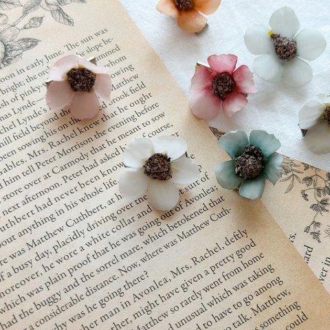 antique flower mini clip𓆸