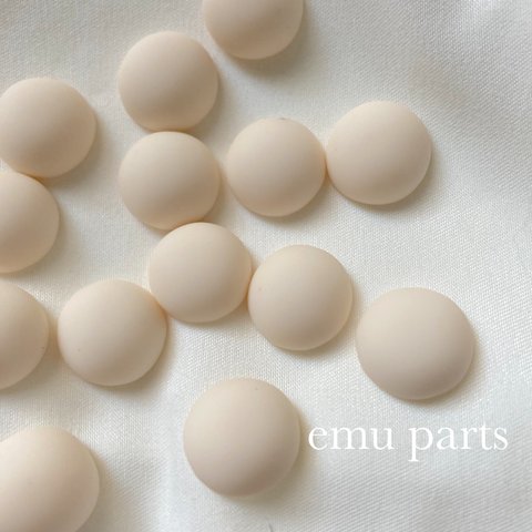 simple matte cabochon 6p