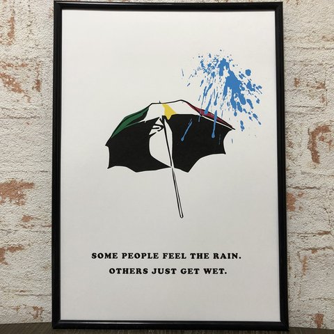 アートポスター FEEL THE RAIN
