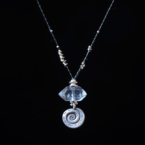 -Trival charm・Herkimer diamond- pendant