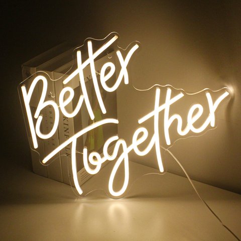 【ネオンサイン】Better Together ネオン看板 カスタムもあり