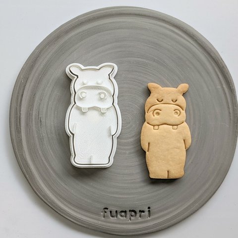 動物☆カバ　クッキーカッター/クッキー型