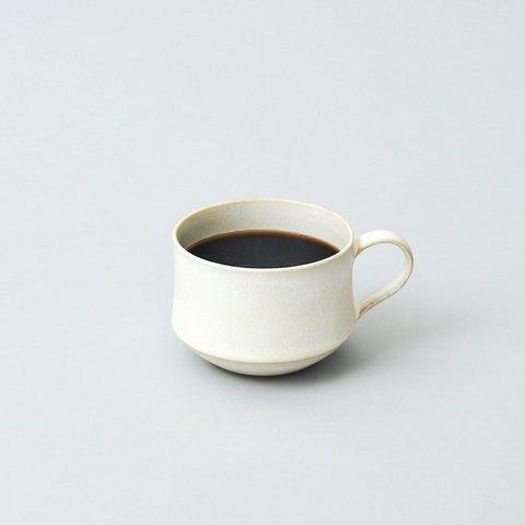【受注生産】スタッキングできるマグカップ コーヒーカップ （パール/白）