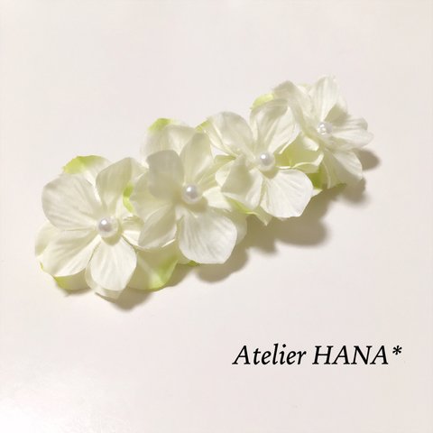 ふんわり flower バレッタ