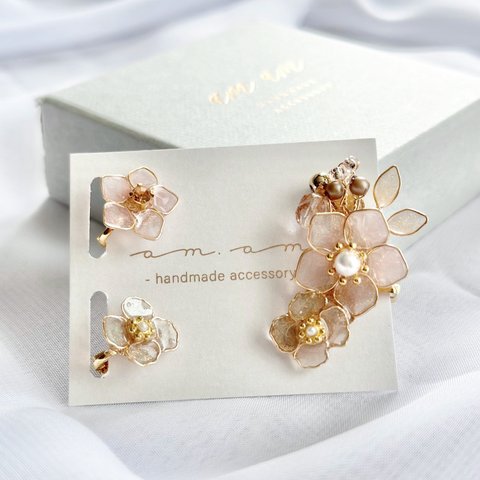  【限定品】Bouquet ear cuff set