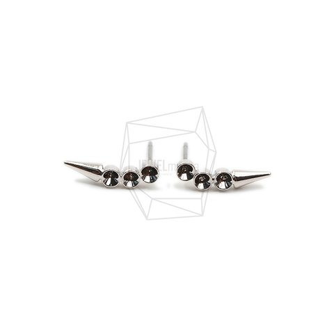 ERG-1838-R【2個入り】ホーンスタイルピアス,Horn Style Post Earring