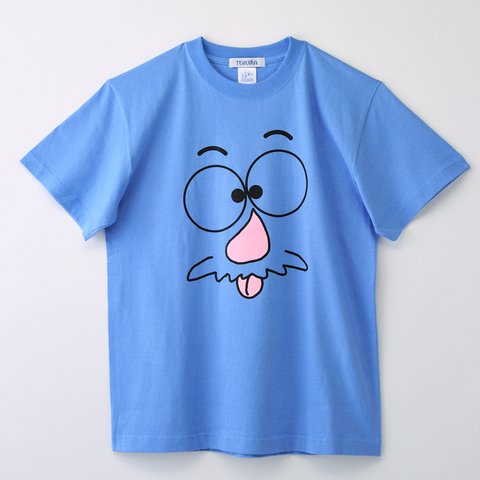 アインTシャツ　サックス