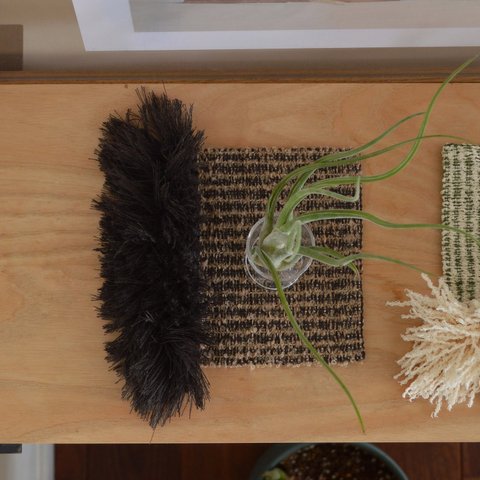 fringe rug mohair