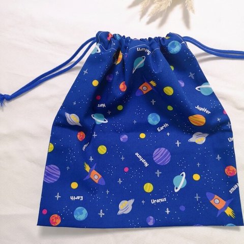 【体操着袋】宇宙・ロケット☆単品