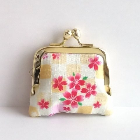 ■角型■小さいがま口：ちっちゃいがま口：角164かわいいがまぐち：小さい財布：littlie purse 