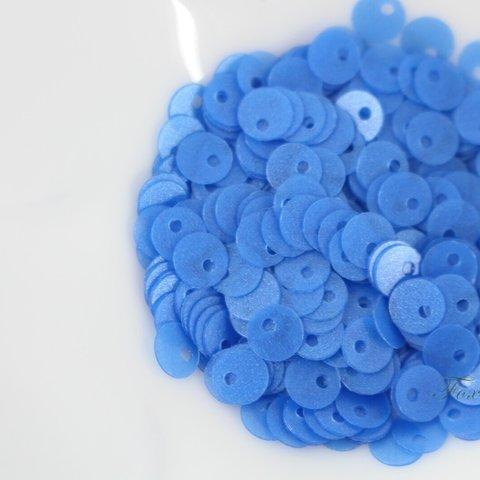 スパンコール 約620枚(約4g) 丸 5mm 青 トップホール (SCC05BBLJL00)