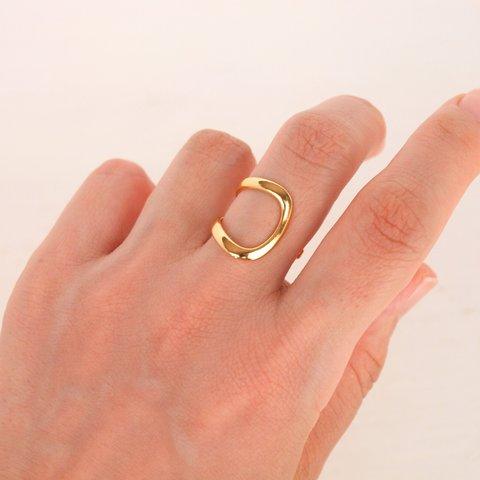 Attract Square Design Ring Free size