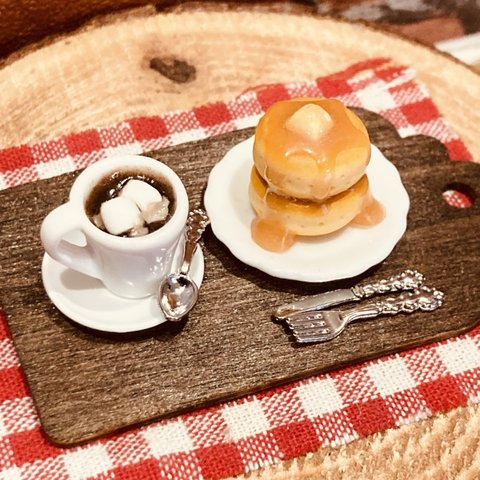 【現品限り】マシュマロコーヒーとパンケーキセット♡