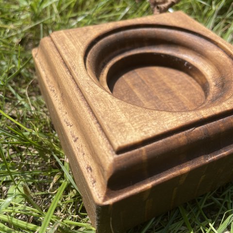 -good wood candle- アウトドア　キャンプ　キャンドル　ホルダー　ケース　屋外　アロマ　虫除け