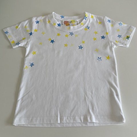 受注制作　kidsTシャツ「星」80cm~140対応
