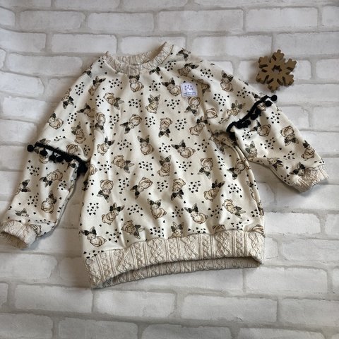 【sale】130*Pullover(メルヘンうさぎ)