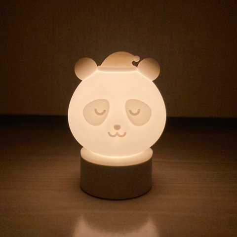 おやすみパンダさんランプ〜3Dプリンター製ベッドサイドランプ〜