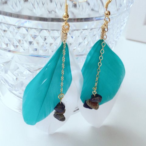 feather×turquoise