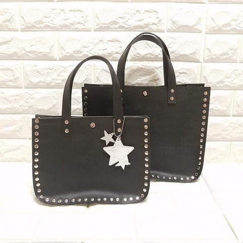 leather star charm