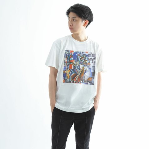 カジミール・マレーヴィチ 「研ぎ師」半袖Tシャツ