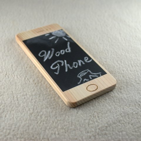 落書きスマホ　Wood-Phone