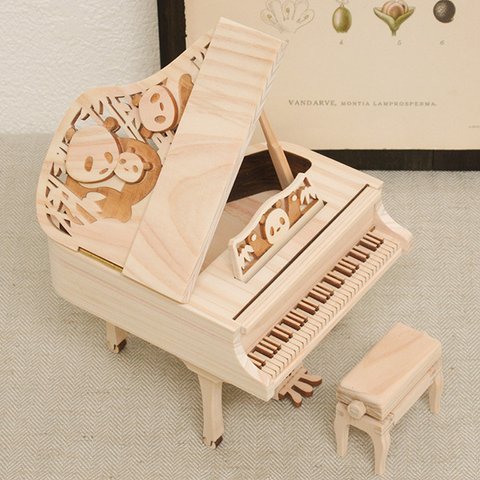 ひのきのアートピアノ　～パンダ～ 