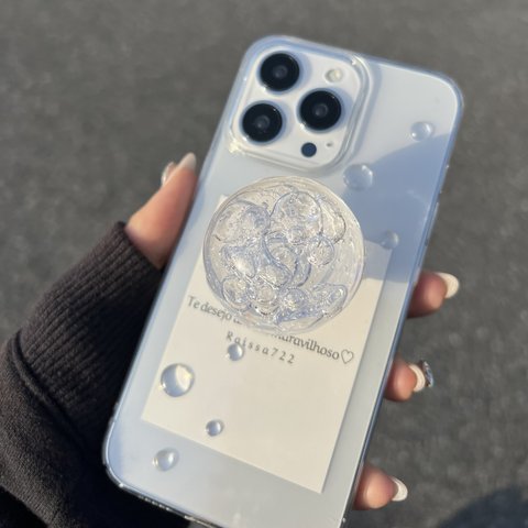 R132 ぶくぶくトックケース                                       iPhoneケース　スマホケース　　スマホグリップ