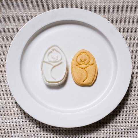 おくるみヒヨコ（クッキーカッター・クッキー型）