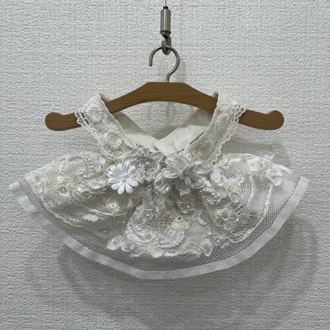ミニラボットの服　白のドレス