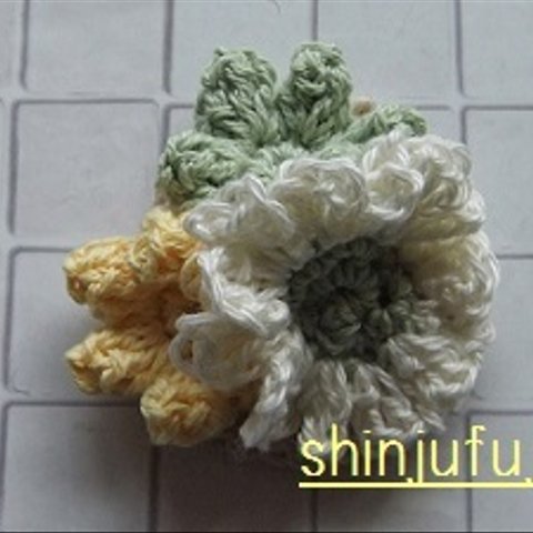 【Sold】お花畑のコサージュ70