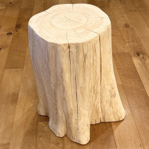 Hinoki Stool 【Flare】No.368