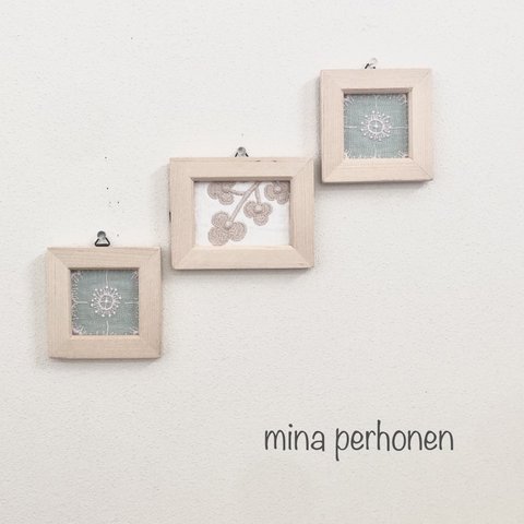 mina perhonen  ミナペルホネン ファブリックパネル 3点セット