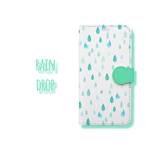 【iPhone・Android】雨滴　Rain drop　スマホケース